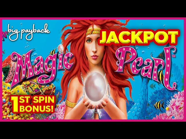JACKPOT HANDPAY! Lightning Link Magic Pearl Slot – 1ST SPIN BONUS!