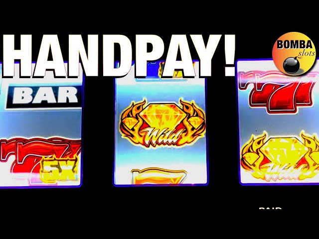 OLD SCHOOL JACKPOT! Triple Double Gems Handpay Las Vegas Casino Slot Machine Win!