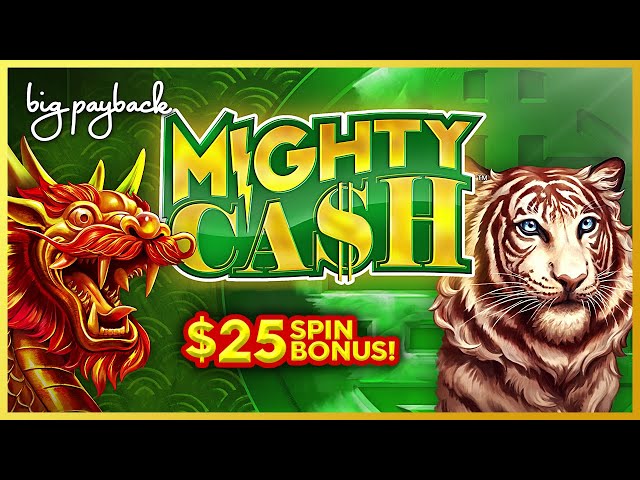 $25/SPIN BONUS! Mighty Cash Tiger Roars Slot – AWESOME PROGRESSIVE BETTING!
