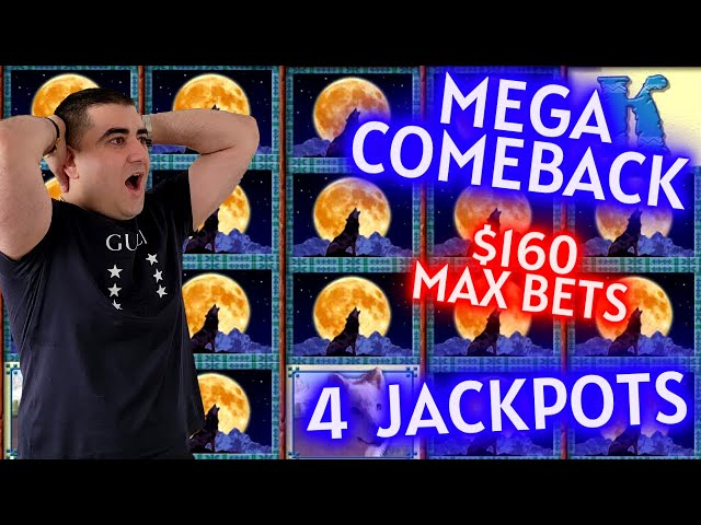 One Of The BIGGEST COMEBACK Ever On Slots – $160 Max Bets