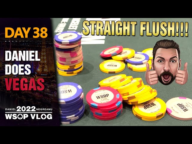 STRAIGHT FLUSH!!! BACK in ACTION – 2022 WSOP Poker Vlog Day 38