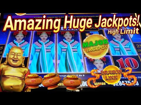 Wow! Look my Amazing New High Limit Mega Jackpot on Dragon Link Slot Machine