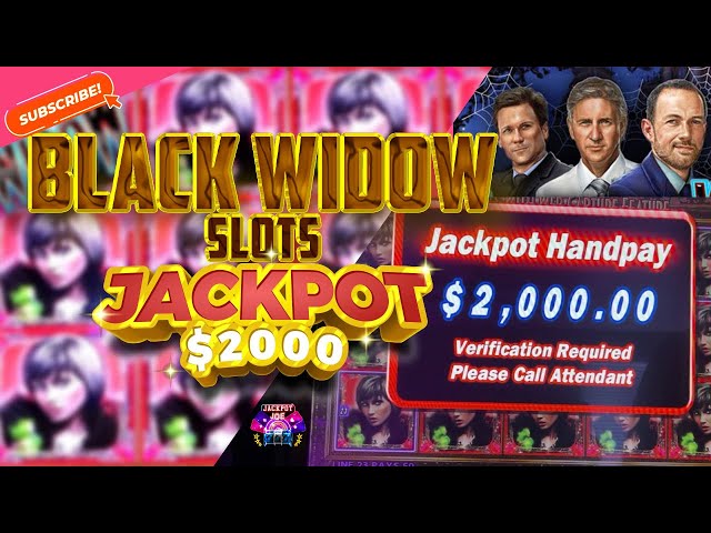 Black Widow Slots Jackpot $2000 Winner