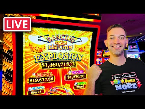 LIVE Dancing Drums EXPLOSION Gold Fish Casino Slots