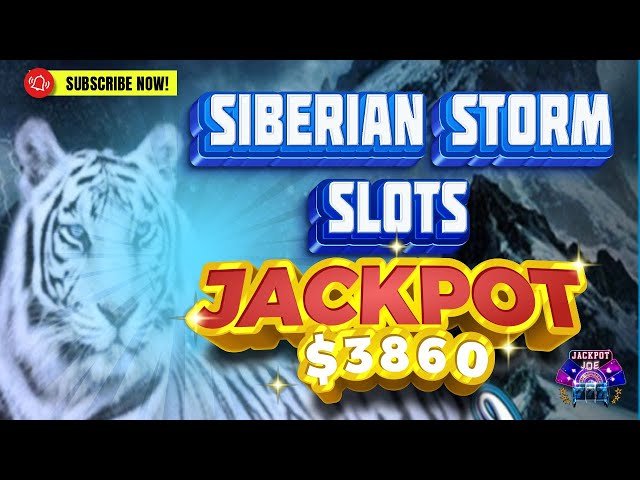 Siberian Storm Slots Jackpot $3860 Winner