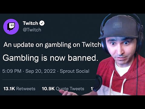 Summit1g Reacts to Twitch BANNING Gambling Officially!