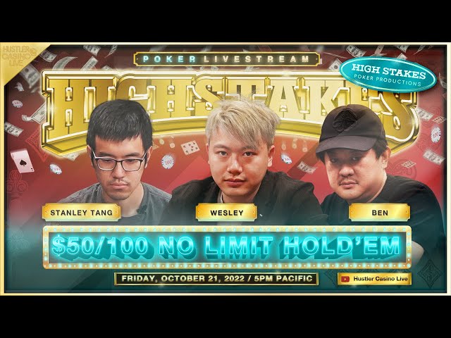 $1 MILLION STACKS for Ben & Wesley!! SUPER HIGH STAKES $100/200/400!! Commentary by Bart Hanson