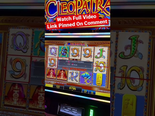 $100 Spin BIGGEST JACKPOT on Cleopatra Slot Machine