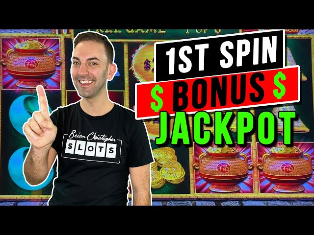 FIRST SPIN: JACKPOT BONUS on DRAGON CASH at Jamul Casino