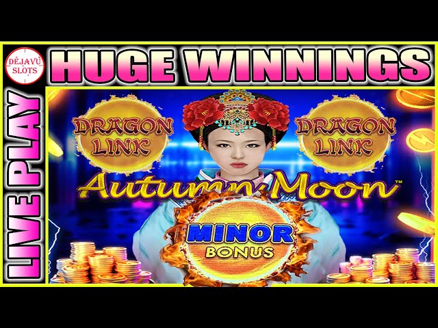 HUGE WINS AT THE CASINO I Put $400 in Dragon Link Autumn Moon at Yaamava High Limit Room!