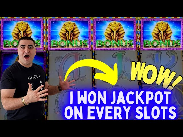 OMG I Won JACKPOT On Every Slot Machine I Played ! PART-1