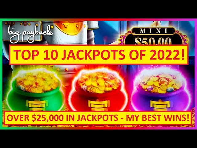 WINNING OVER $25k! Top 10 MOST EXCITING Slot Jackpots 2022 – THIS IS WHY WE WATCH!