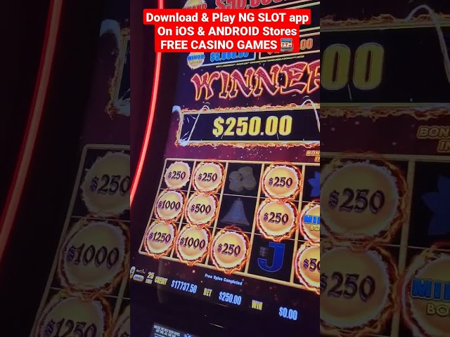 $250 Max Bet HUGE JACKPOT In Las Vegas Casino