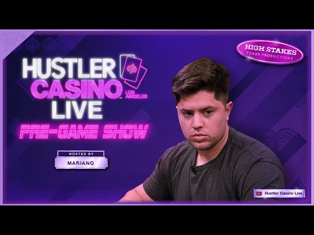 Hustler Casino Live PRE-GAME SHOW w/ Mariano, Nik Airball & Ryan Feldman