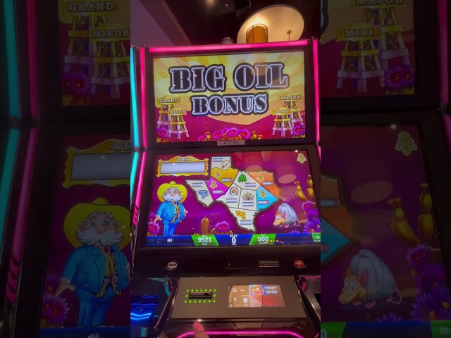 FINALLY GOT IT! TEXAS TEA BIG OIL BONUS! $5.00 MAX BET!