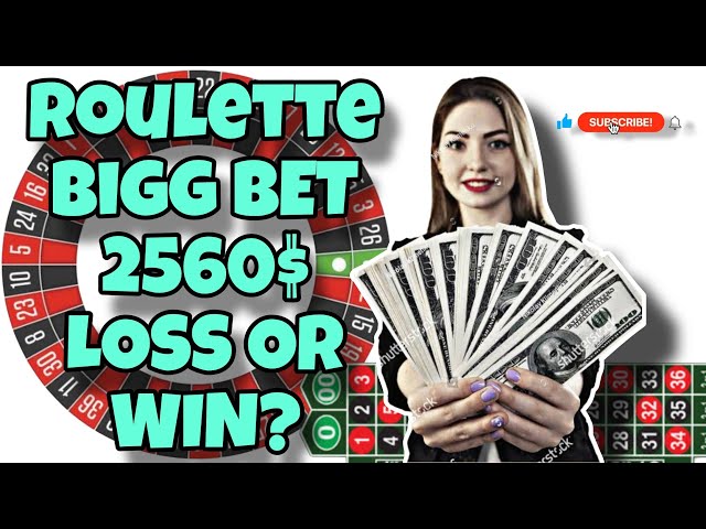 Big bet 2560$ | Big win | all casino action | online casino | online gambling | roulette strategy