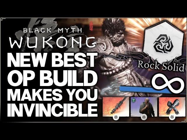 Black Myth Wukong – How to Get INFINITE OP DPS Rock Solid – Break EVERY Boss – New Best Build Guide!