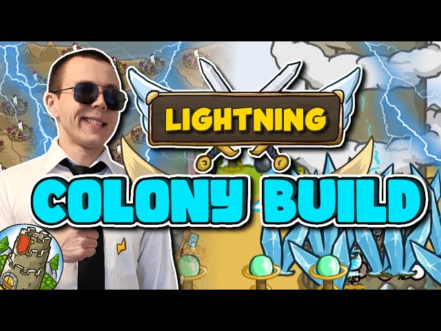 Grow Castle Best Colony Build | Lightning Setup