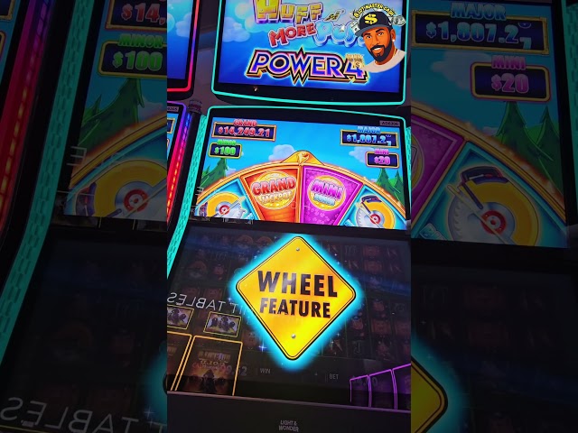 HUFF N MORE PUFF Power 4 pt4 Mini Bets! #slot #jackpot #casino #money #Lasvegas