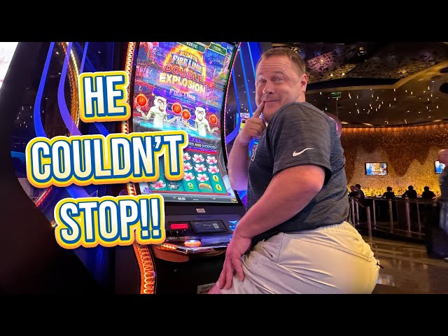 Not Stopping Until He Gets a Jackpot! Las Vegas Casino