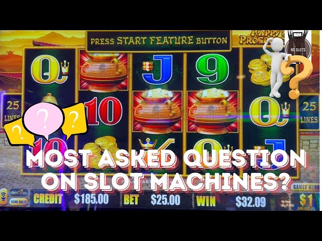 THE #1 MOST ASKED QUESTION ON SLOT MACHINES | THIS IS WHAT I DO…