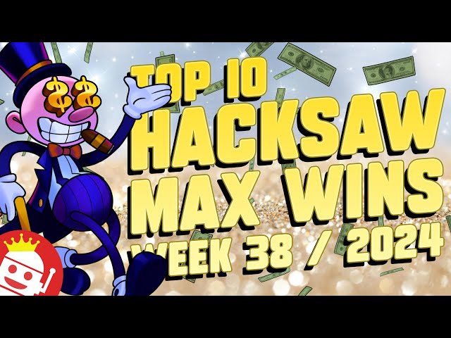 TOP 10 HACKSAW GAMING MAX WINS OF WEEK #38 – 2024