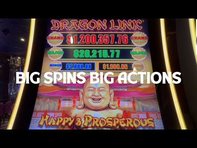 $1 MILLION DOLLAR DRAGON LINK ACTION!!! | THIS MACHINE WILL POP A HUGE ONE SOON.