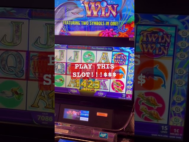 MUST PLAY GAME – Revamped Twin Win Slot Machine – Great LINE hit Bonus betting only $1.50 #casino