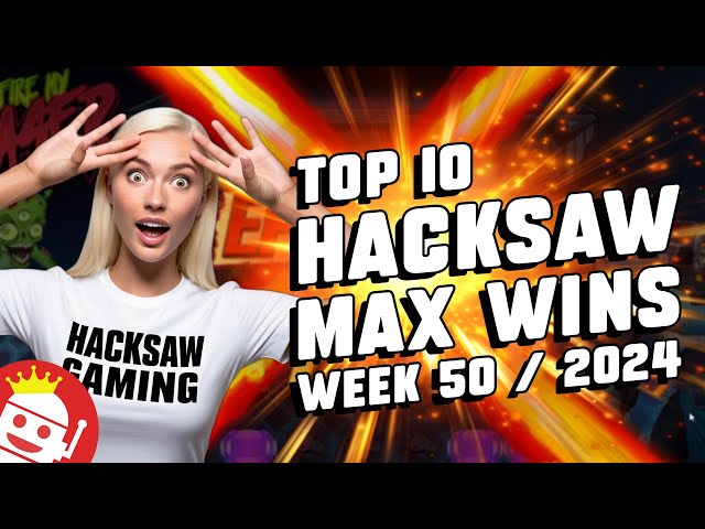 TOP 10 HACKSAW GAMING MAX WINS OF WEEK #50 – 2024