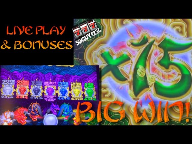 LIVE PLAY and Bonuses on 5 Dragons Gold Slot Machine