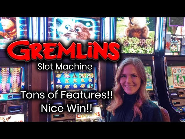 Gremlins Slot Machine * Tons of Features! Bonus!!! Great Win!!!