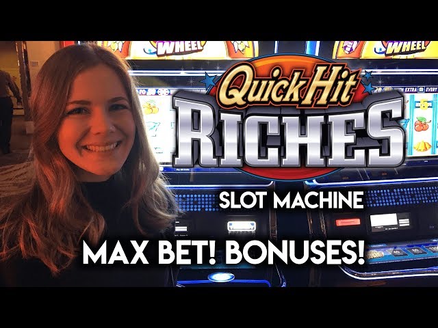 QUICK HIT Riches! Max BET! Rising X Bonus!!!