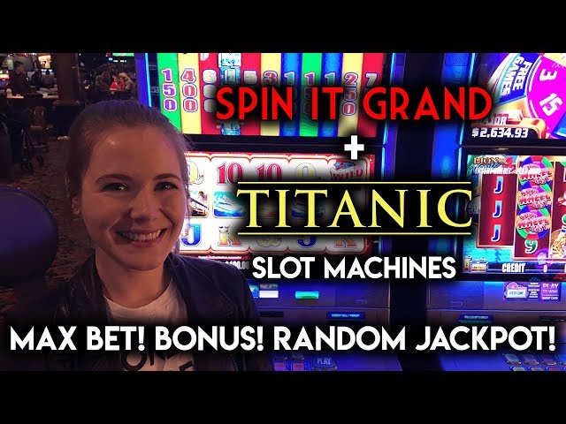Titanic Slot Machine! Maxi Jackpot and BONUS WIN!