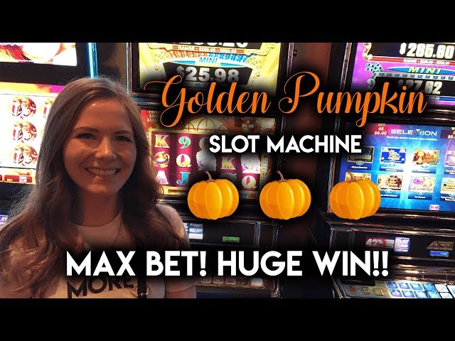 MONSTER WIN on Golden Pumpkin Slot Machine! What a Surprise!