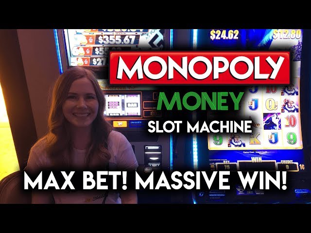 MONSTER WIN! My Biggest win on Monopoly Slot Machines EVER!