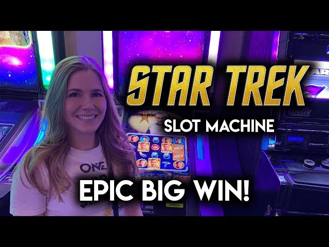 BIGGEST WIN on YOUTUBE! For STARTREK The FINAL FRONTIER! Slot Machine! Max Bet Red Alert Feature!!