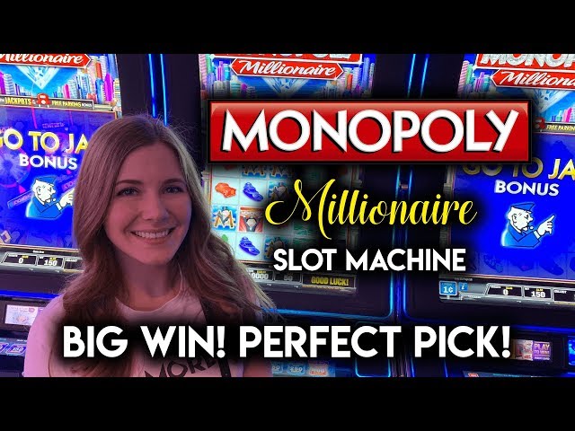 PERFECT TIMING! Picked the 10X For a BIG WIN! Monopoly Millionaire Slot Machine!