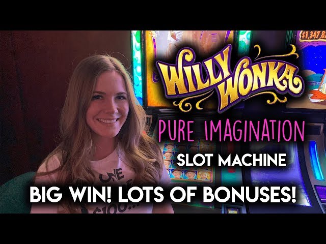 BIG WIN! MY BEST Session EVER! on Willy Wonka Pure Imagination Slot Machine!