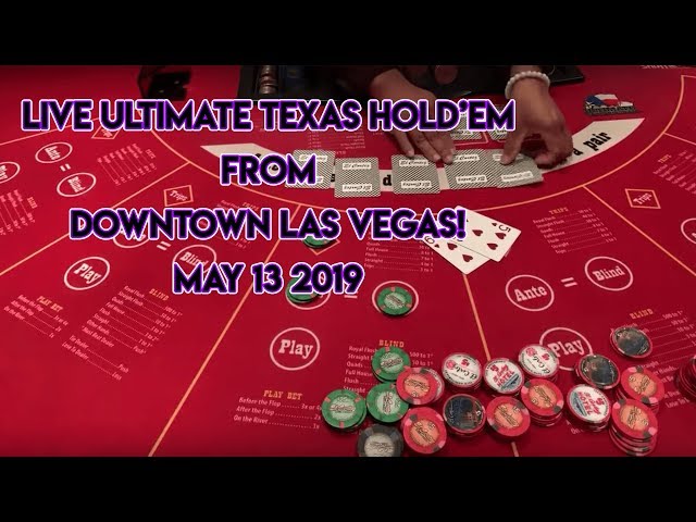Live Ultimate Texas Holdem from the El Cortez in DTLV! CRAZY ENDING! $200 BET!!