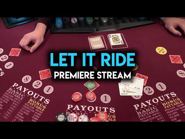 FIRST Time Playing Let It Ride! $1000 Buy In!!