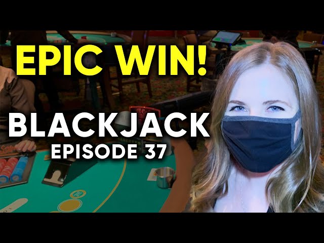 EPIC HUGE WIN! Wild Session Of Blackjack! $1500 Buy in! Episode 37