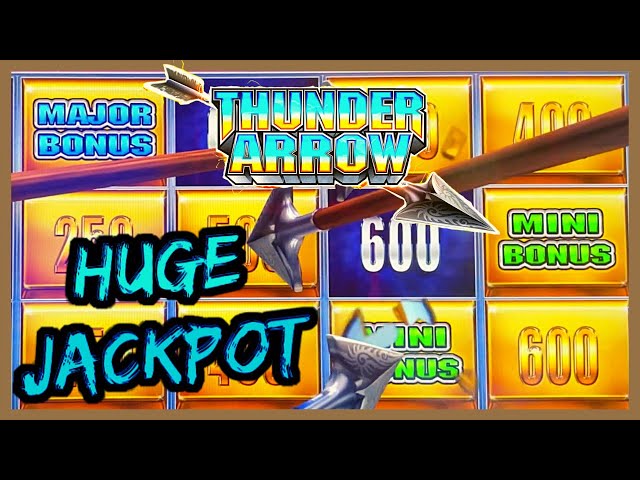 HIGH LIMIT Konami Thunder Arrow Jurassic Queen & North Queen MAJOR JACKPOT HANDPAY Slot Machine