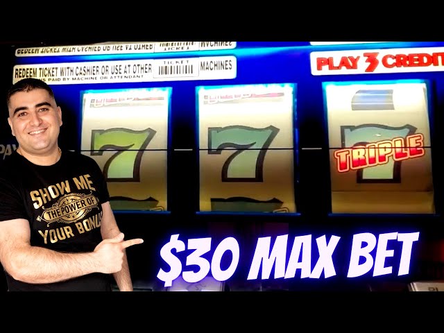 High Limit 3 Reel Slot Machine HANDPAY JACKPOT | Live High Limit Slot Play At Casino Up To $75 BET
