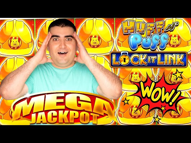 Huff N Puff Slot Machine HUGE HANDPAY JACKPOT | High Limit Slot Machine Big Jackpot | SE-4 | EP-24