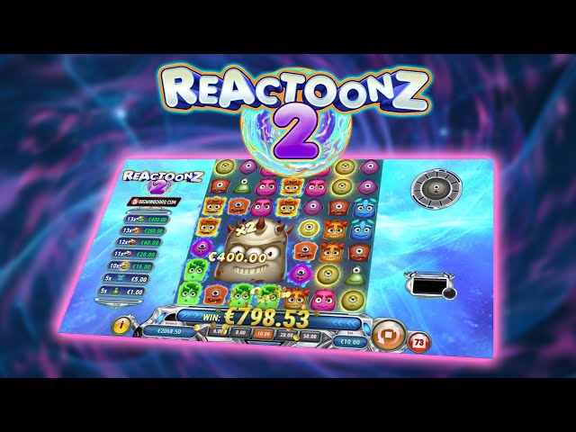 REACTOONZ 2 (PLAY’N GO) BIG WIN