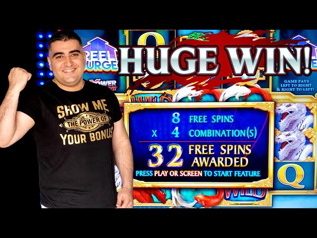 River Dragons Slot Machine HUGE WIN | Ultimate Fire Link Slot Machine Max Bet Bonus | Live Slot Play