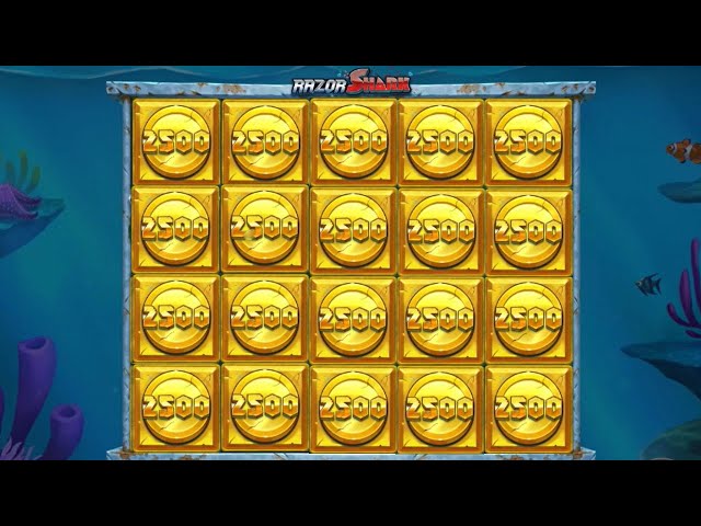 TOP 5 RECORD WINS OF THE WEEK 2500X GOLD COIN FOR RAZOR SHARK SLOT
