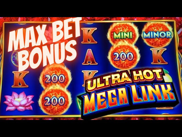 Ultra Hot MEGA LINK Slot Machine Max Bet Bonus | High Limit 3 Reel Slot Machine | SE-4 | EP-21