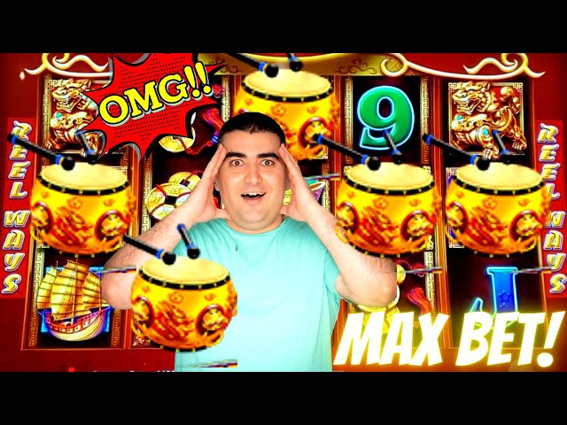5 Rare Bonus Symbols On Dancing Drums EXPLOSION Slot Machine -$10 MAX BET | SE-5 | EP-2