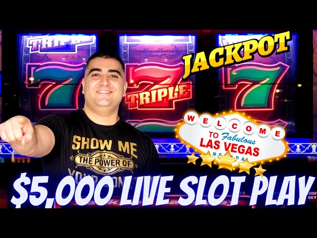 $5,000 On High Limit Slot Machines – HANDPAY JACKPOT & Live Slot Play In Las Vegas At The Cosmo !